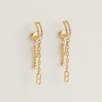エルメスのイヤリング すべてのゴールド ピアス＆イヤリング コレクション | Hermès